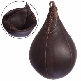 Груша боксерская набивная Каплевидная подвесная Vintage Punch ball (F-0259), d-20 см