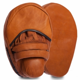 Лапы прямые кожаные Vintage Coaching Pads, коричневые