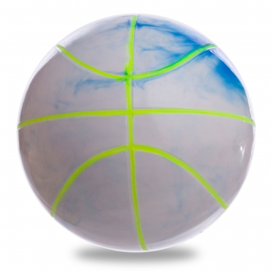 Мяч баскетбольный резиновый Legend (BA-1910), белый