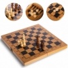 Набір настільних ігор 3 в 1 (шахи, шашки, нарди бамбукові) B-3116, 29х29 см