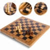 Набор настольных игр 3 в 1 (шахматы, шашки, нарды бамбуковые) B-3135, 34х34 см