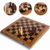 Набор настольных игр 3 в 1 (шахматы, шашки, нарды бамбуковые) B-3140, 39х39 см