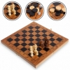 Набор настольных игр 3 в 1 (шахматы, шашки, нарды деревянные) S4034, 39х39 см