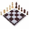 Шахові фігури дерев'яні з полотном для ігор 305P, 9,5 см