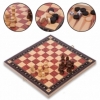 Набір настільних ігор 3 в 1 (шахи, шашки, нарди дерев'яні з магнітом) ZC024A, 24х24 см