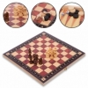 Набор настольных игр 3 в 1 (шахматы, шашки, нарды деревянные с магнитом) ZC029A, 29х29 см