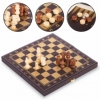 Набір настільних ігор 3 в 1 (шахи, шашки, нарди кожзам) L3008, 30х30 см