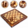 Набор настольных игр 3 в 1 (шахматы, шашки, нарды) MDF 7788C, 39х39 см