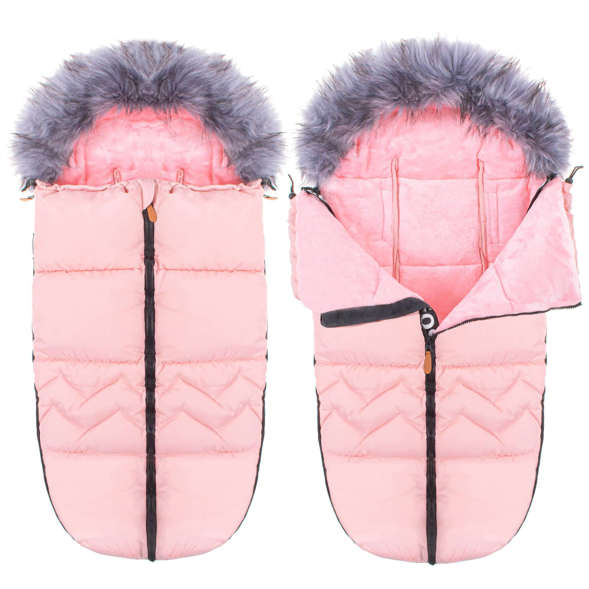 

Детский конверт для коляски, санок 4 в 1 Springos SB0022 Pink, Розовый