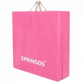 Мат гімнастичний розкладний Springos Pink (FA0061), 180x60x5.5 cм - Фото №8