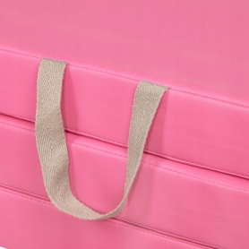 Мат гімнастичний розкладний Springos Pink (FA0061), 180x60x5.5 cм - Фото №10