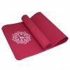 Коврик (мат) для йоги и фитнеса SportVida TPE Red (SV-HK0343), 173х61х0.6 см