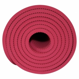 Коврик (мат) для йоги и фитнеса SportVida TPE Red (SV-HK0343), 173х61х0.6 см - Фото №5