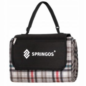 Коврик для пикника и кемпинга складной Springos (PM012) - серый, 180x150 см - Фото №3