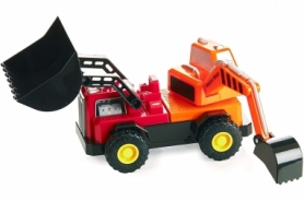 Детский конструктор Popular Playthings машинка (бетономешалка, грузовик, бульдозер, эскаватор) - Фото №3