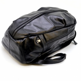 Рюкзак городской кожаный Tarwa (GA-7340-3md), черный - Фото №7