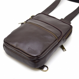 Мини-рюкзак кожаный Tarwa (GC-0904-3md), коричневый - Фото №5