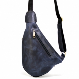 Мини-рюкзак кожаный Tarwa (TK-3026-3md), синий - Фото №4