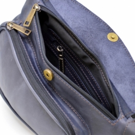 Мини-рюкзак кожаный Tarwa (TK-3026-3md), синий - Фото №8