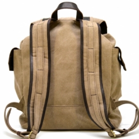 Рюкзак городской кожаный Урбан Tarwa (RSc-6680-4lx), коричневый - Фото №5