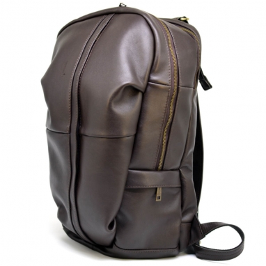 Рюкзак городской кожаный Tarwa (GC-7340-3md), коричневый