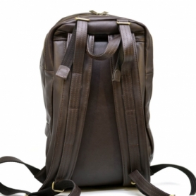 Рюкзак городской кожаный Tarwa (GC-7340-3md), коричневый - Фото №6
