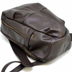 Рюкзак городской кожаный Tarwa (GC-7340-3md), коричневый - Фото №8