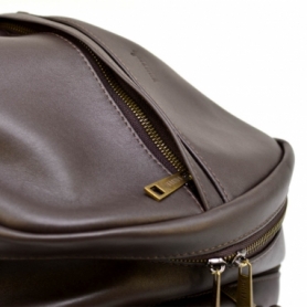 Рюкзак городской кожаный Tarwa (GC-7340-3md), коричневый - Фото №9