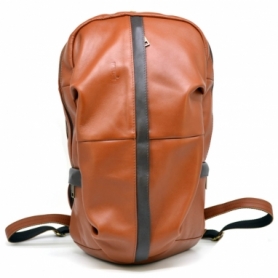 Рюкзак городской кожаный Tarwa (GB-7340-3md), рыжий - Фото №2