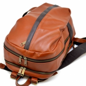 Рюкзак городской кожаный Tarwa (GB-7340-3md), рыжий - Фото №7