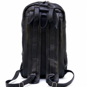 Рюкзак городской кожаный Tarwa (FA-7340-3md), черный - Фото №4