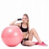Мяч для фитнеса (фитбол) Springos 75 см Anti-Burst FB0012 Pink - Фото №10