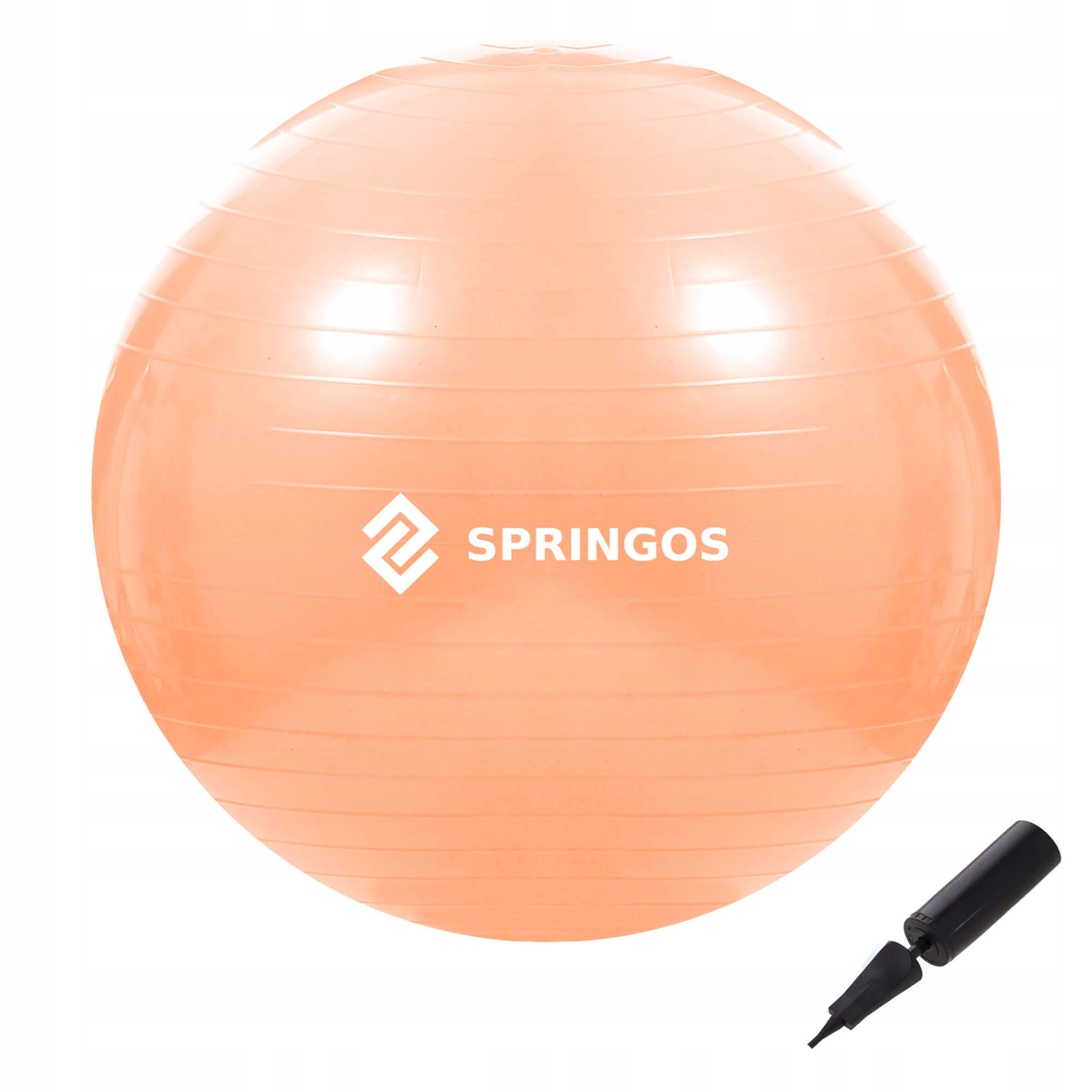 

Мяч для фитнеса (фитбол) Springos 55 см Anti-Burst FB0010 Orange, Оранжевый