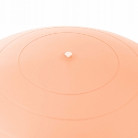 М'яч для фітнесу (фітбол) Springos 55 см Anti-Burst FB0010 Orange - Фото №9