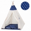 Детская палатка (вигвам) Springos Tipi XXL TIP08 White/Blue - Фото №6