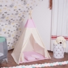 Детская палатка (вигвам) Springos Tipi XXL TIP12 White/Pink - Фото №2