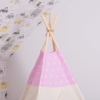 Детская палатка (вигвам) Springos Tipi XXL TIP12 White/Pink - Фото №4