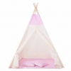 Детская палатка (вигвам) Springos Tipi XXL TIP12 White/Pink - Фото №5
