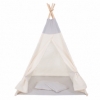 Детская палатка (вигвам) Springos Tipi XXL TIP10 White/Grey - Фото №4
