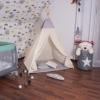 Детская палатка (вигвам) Springos Tipi XXL TIP07 White/Grey - Фото №3