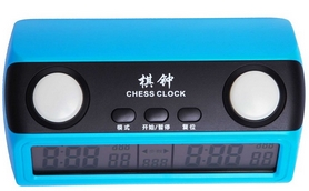 Часы шахматные электронные Pursun 389 пластик, голубой - Фото №2