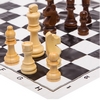 Шахматные фигуры деревянные с полотном для игр 301P, 8 см - Фото №2