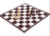 Шахматные фигуры деревянные с полотном для игр 305P, 9,5 см - Фото №3