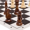 Шахові фігури дерев'яні з полотном для ігор 405P, 10,5 см - Фото №2