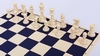 Шахматные фигуры пластиковые с полотном для игр P401, 5 см - Фото №3