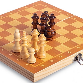 Шахматы деревянные на магнитах W6702, 29х29 см - Фото №2