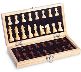 Шахматы деревянные на магнитах W6703, 34х34 см - Фото №4