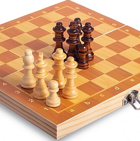 Шахматы деревянные на магнитах W6704, 39х39 см - Фото №2
