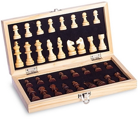 Шахматы деревянные на магнитах W6704, 39х39 см - Фото №4