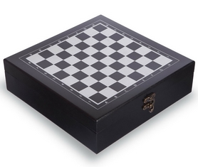 Набор настольных игр 3 в 1 (шахматы, домино, карты) W2650, черный - Фото №2